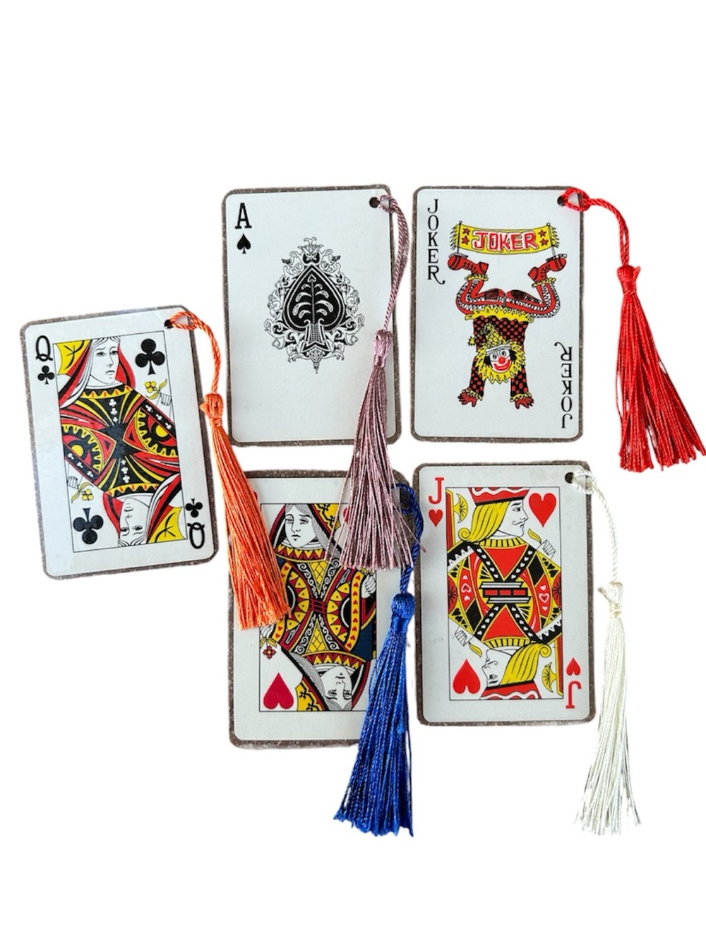 Handmade Upcycled Vintage Playing Card Bookmarks - You Pick Yours!